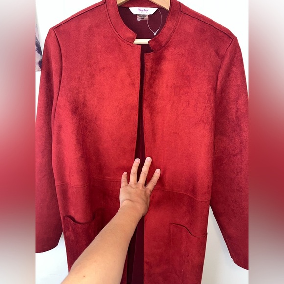Tanjay Suede jacket- Medium Petite - Picture 9 of 10